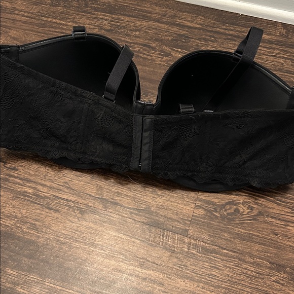 2 Strapless Push-Up Lace Sling Straight Back Bras - Picture 7 of 10